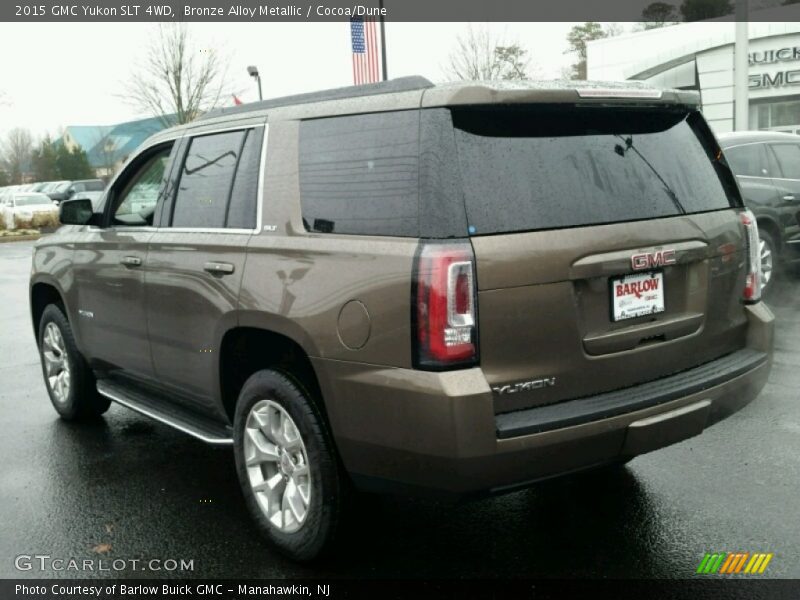 Bronze Alloy Metallic / Cocoa/Dune 2015 GMC Yukon SLT 4WD