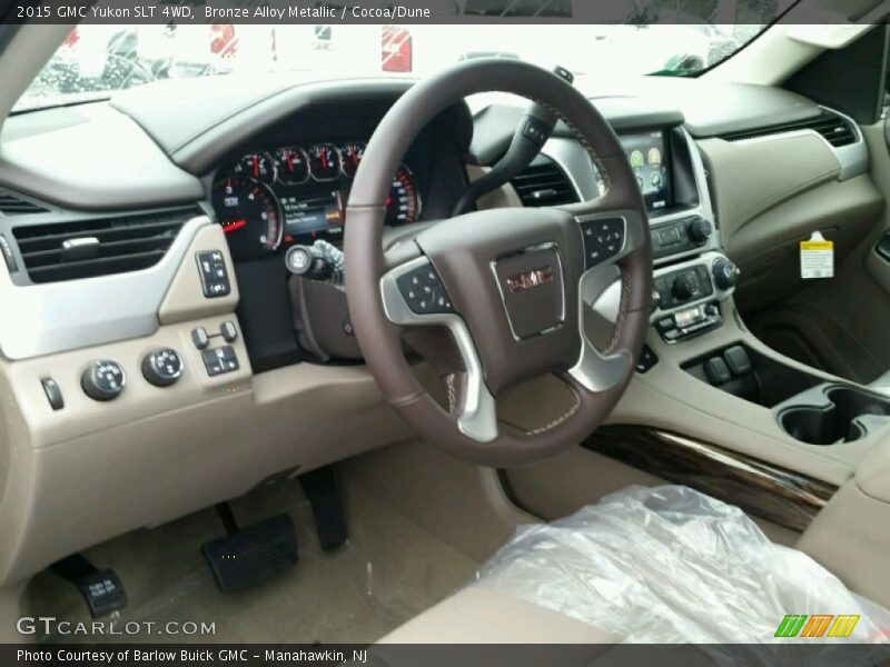 Bronze Alloy Metallic / Cocoa/Dune 2015 GMC Yukon SLT 4WD