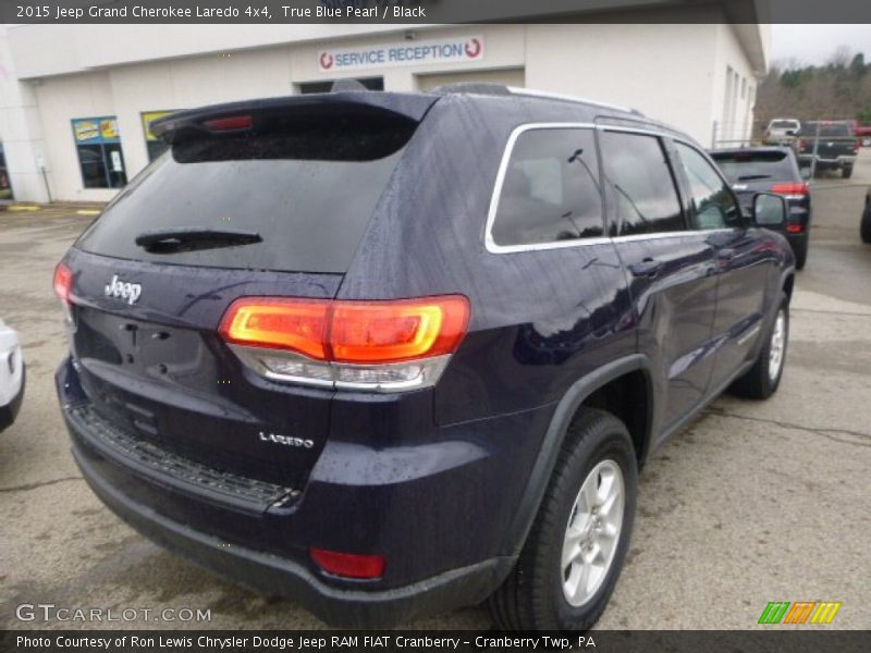 True Blue Pearl / Black 2015 Jeep Grand Cherokee Laredo 4x4