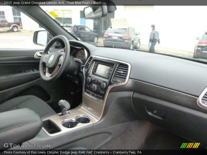 True Blue Pearl / Black 2015 Jeep Grand Cherokee Laredo 4x4