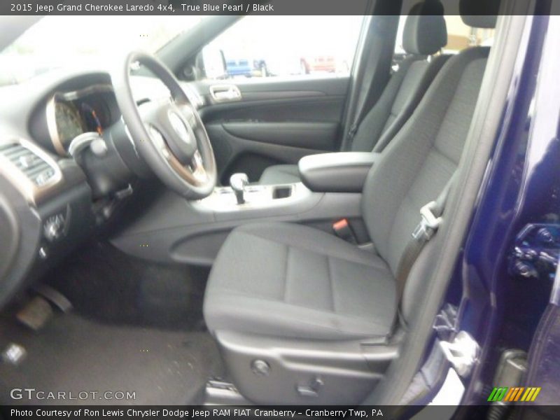 True Blue Pearl / Black 2015 Jeep Grand Cherokee Laredo 4x4