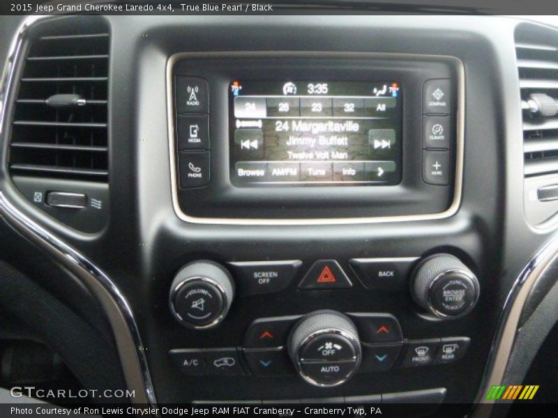 True Blue Pearl / Black 2015 Jeep Grand Cherokee Laredo 4x4
