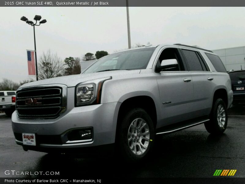 Quicksilver Metallic / Jet Black 2015 GMC Yukon SLE 4WD