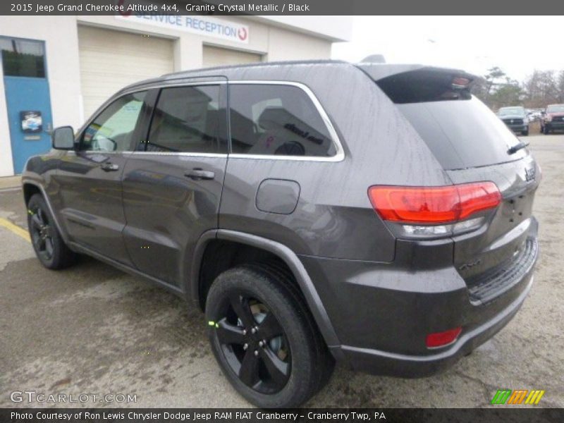 Granite Crystal Metallic / Black 2015 Jeep Grand Cherokee Altitude 4x4