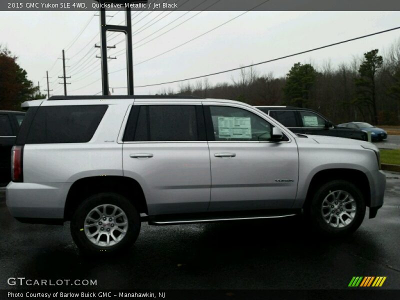 Quicksilver Metallic / Jet Black 2015 GMC Yukon SLE 4WD