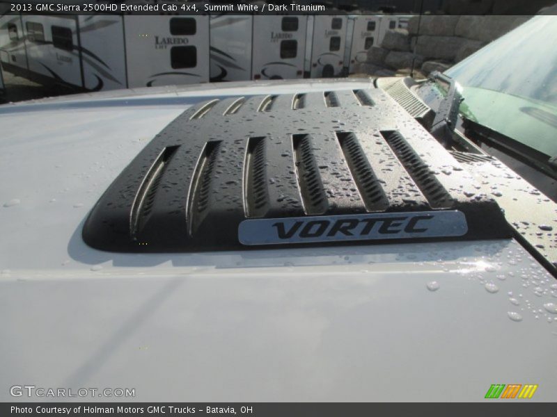 Summit White / Dark Titanium 2013 GMC Sierra 2500HD Extended Cab 4x4