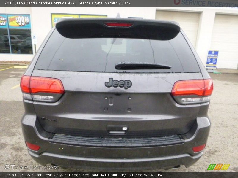 Granite Crystal Metallic / Black 2015 Jeep Grand Cherokee Altitude 4x4