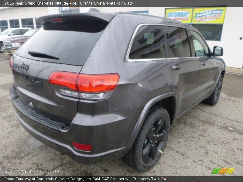 Granite Crystal Metallic / Black 2015 Jeep Grand Cherokee Altitude 4x4