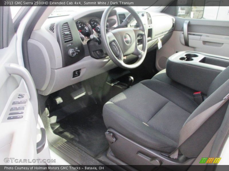 Summit White / Dark Titanium 2013 GMC Sierra 2500HD Extended Cab 4x4