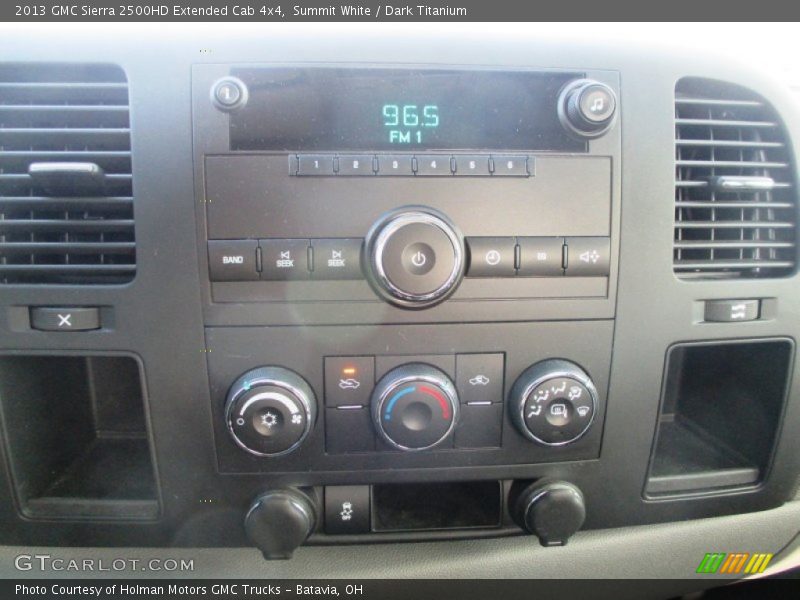 Summit White / Dark Titanium 2013 GMC Sierra 2500HD Extended Cab 4x4