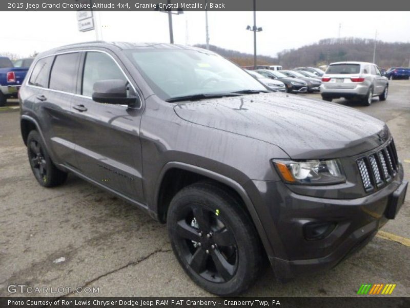 Granite Crystal Metallic / Black 2015 Jeep Grand Cherokee Altitude 4x4