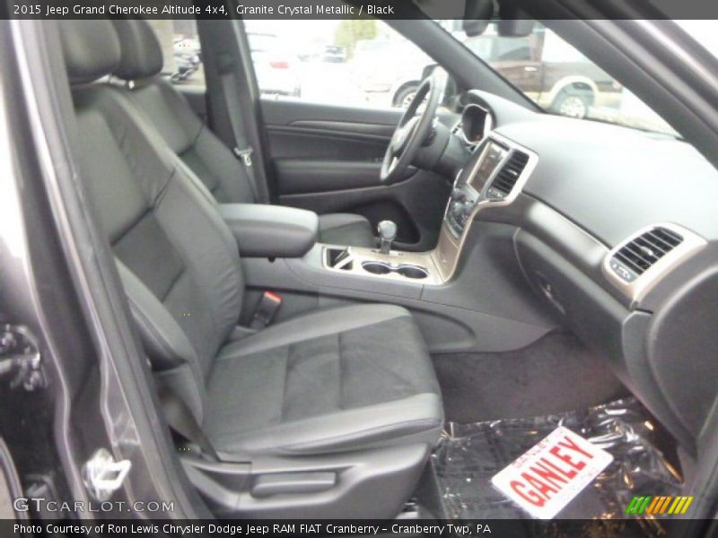 Granite Crystal Metallic / Black 2015 Jeep Grand Cherokee Altitude 4x4