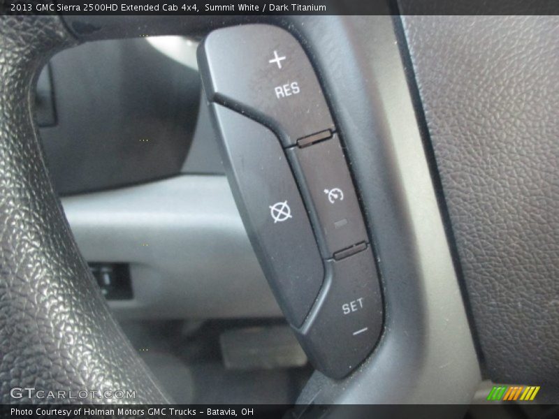 Summit White / Dark Titanium 2013 GMC Sierra 2500HD Extended Cab 4x4