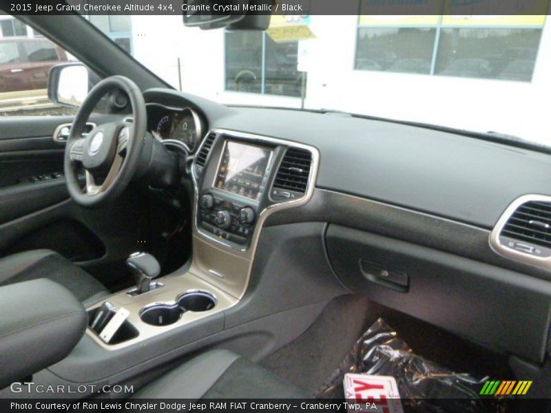 Granite Crystal Metallic / Black 2015 Jeep Grand Cherokee Altitude 4x4