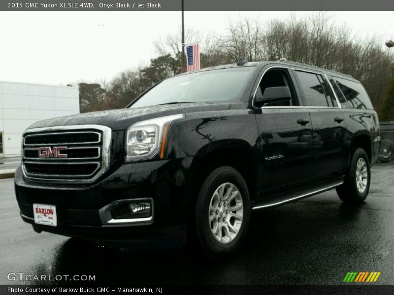 Onyx Black / Jet Black 2015 GMC Yukon XL SLE 4WD