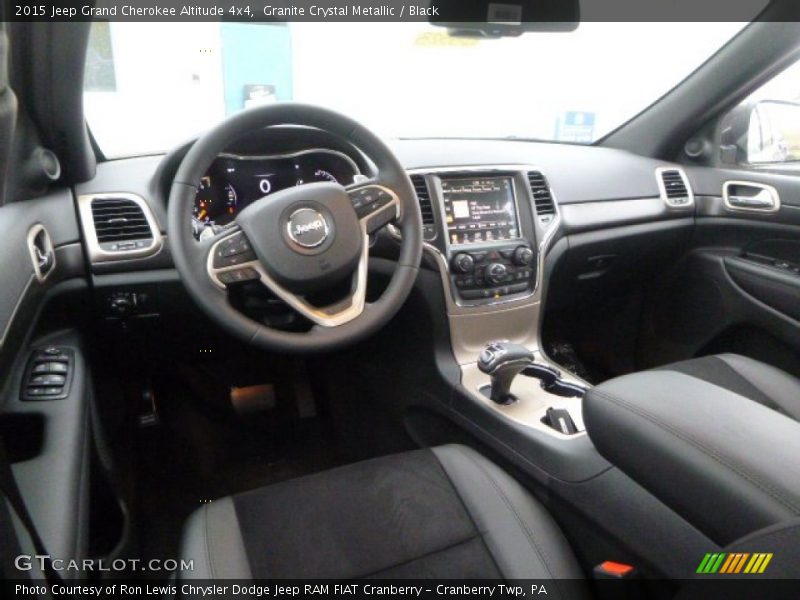 Granite Crystal Metallic / Black 2015 Jeep Grand Cherokee Altitude 4x4