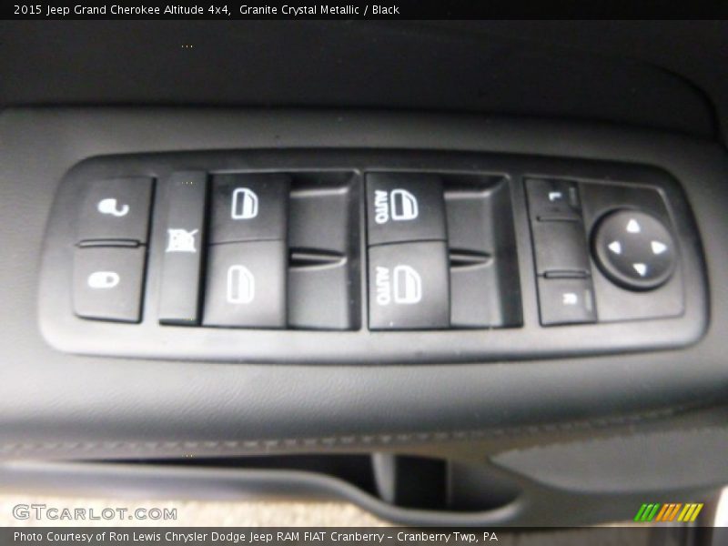 Granite Crystal Metallic / Black 2015 Jeep Grand Cherokee Altitude 4x4