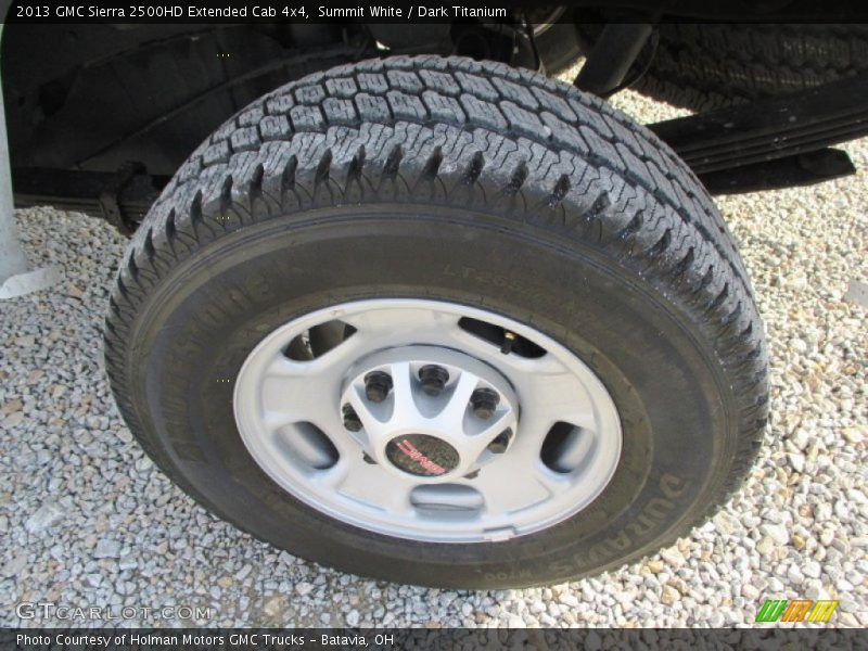 Summit White / Dark Titanium 2013 GMC Sierra 2500HD Extended Cab 4x4
