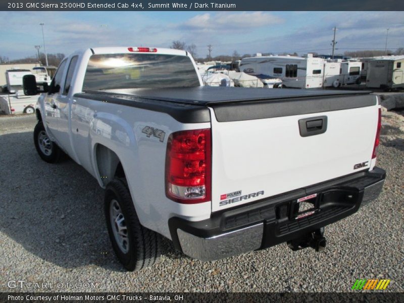 Summit White / Dark Titanium 2013 GMC Sierra 2500HD Extended Cab 4x4