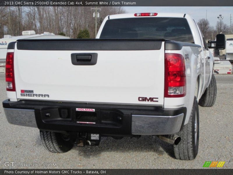 Summit White / Dark Titanium 2013 GMC Sierra 2500HD Extended Cab 4x4