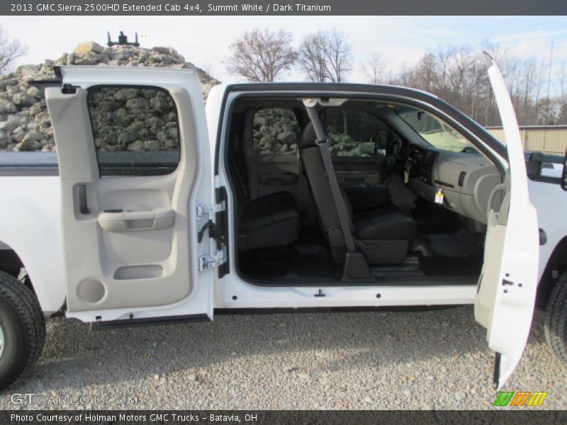 Summit White / Dark Titanium 2013 GMC Sierra 2500HD Extended Cab 4x4