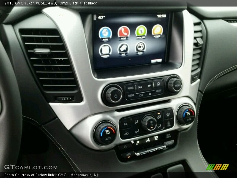 Onyx Black / Jet Black 2015 GMC Yukon XL SLE 4WD