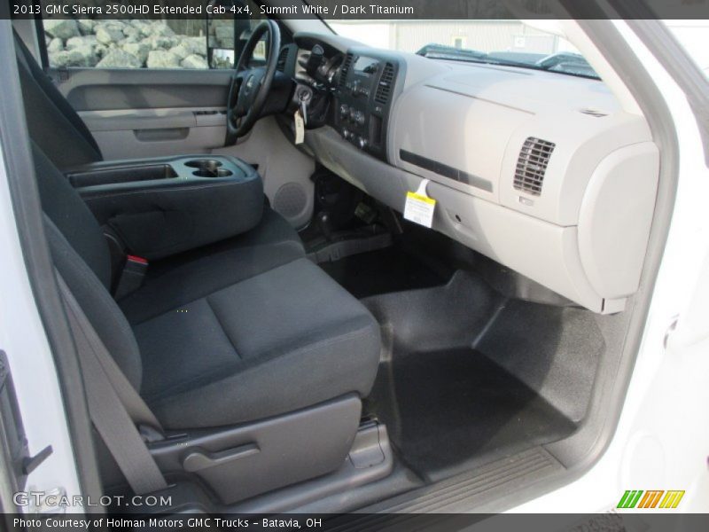 Summit White / Dark Titanium 2013 GMC Sierra 2500HD Extended Cab 4x4