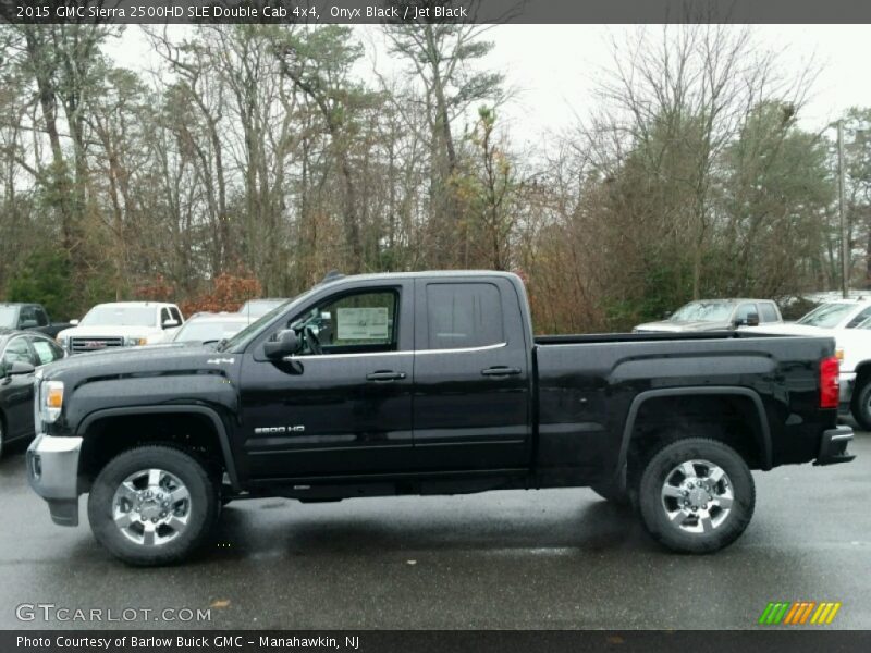 Onyx Black / Jet Black 2015 GMC Sierra 2500HD SLE Double Cab 4x4