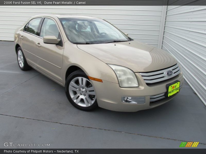 Dune Pearl Metallic / Camel 2006 Ford Fusion SEL V6