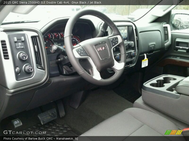 Onyx Black / Jet Black 2015 GMC Sierra 2500HD SLE Double Cab 4x4