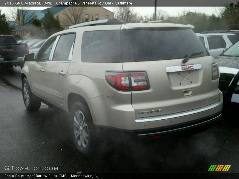 Champagne Silver Metallic / Dark Cashmere 2015 GMC Acadia SLT AWD