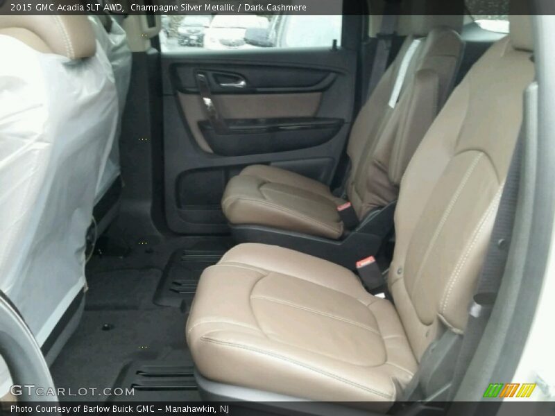 Champagne Silver Metallic / Dark Cashmere 2015 GMC Acadia SLT AWD