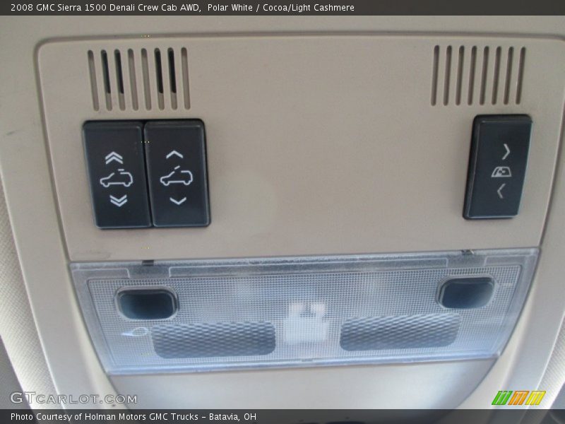 Polar White / Cocoa/Light Cashmere 2008 GMC Sierra 1500 Denali Crew Cab AWD