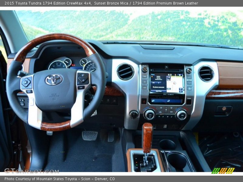 Dashboard of 2015 Tundra 1794 Edition CrewMax 4x4