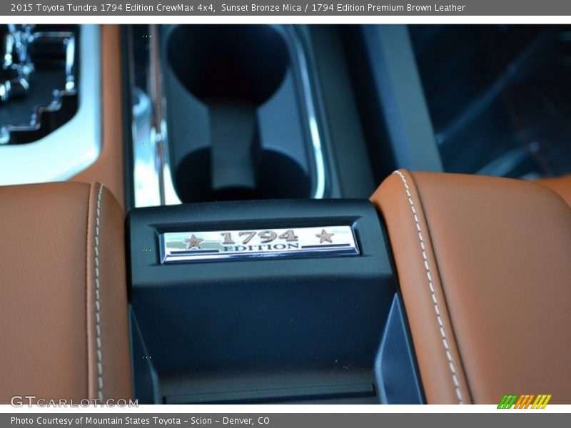 Sunset Bronze Mica / 1794 Edition Premium Brown Leather 2015 Toyota Tundra 1794 Edition CrewMax 4x4