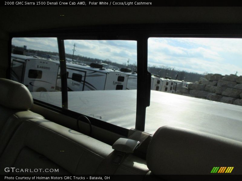 Polar White / Cocoa/Light Cashmere 2008 GMC Sierra 1500 Denali Crew Cab AWD