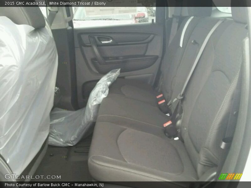 White Diamond Tricoat / Ebony 2015 GMC Acadia SLE