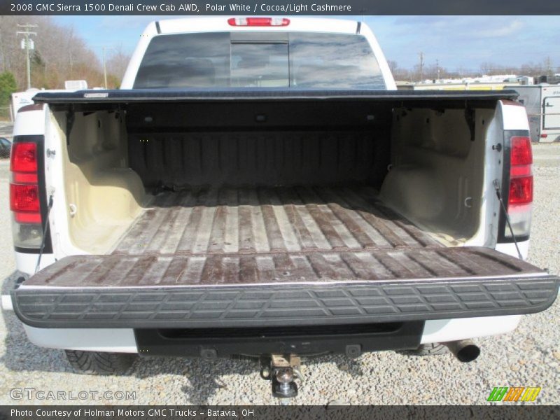 Polar White / Cocoa/Light Cashmere 2008 GMC Sierra 1500 Denali Crew Cab AWD