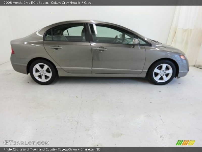 Galaxy Gray Metallic / Gray 2008 Honda Civic EX-L Sedan
