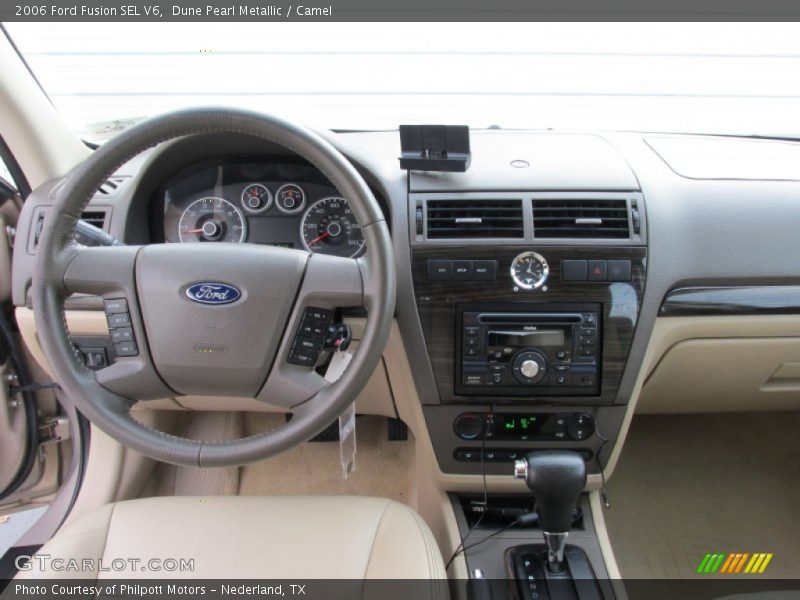 Dune Pearl Metallic / Camel 2006 Ford Fusion SEL V6