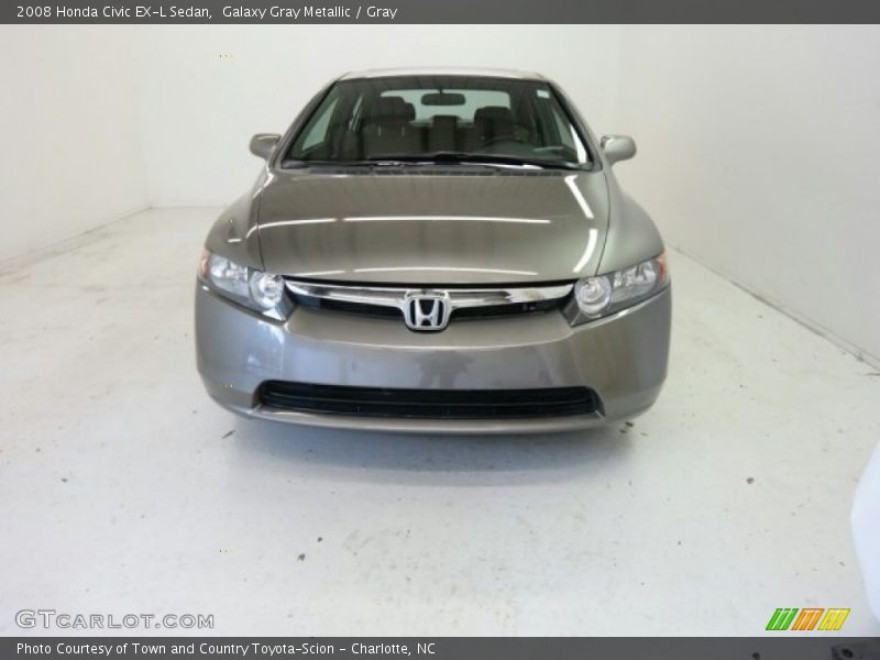 Galaxy Gray Metallic / Gray 2008 Honda Civic EX-L Sedan