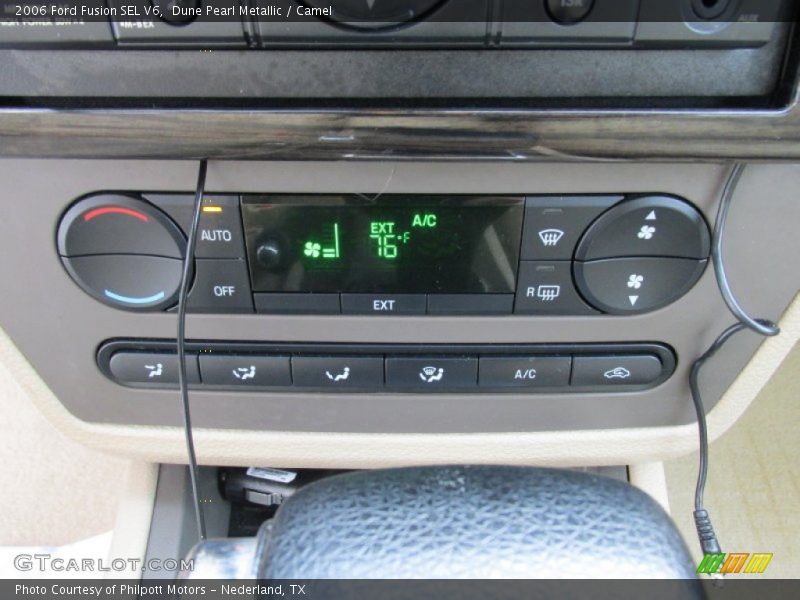 Dune Pearl Metallic / Camel 2006 Ford Fusion SEL V6