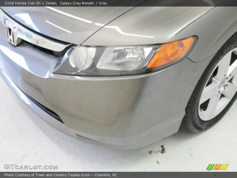 Galaxy Gray Metallic / Gray 2008 Honda Civic EX-L Sedan
