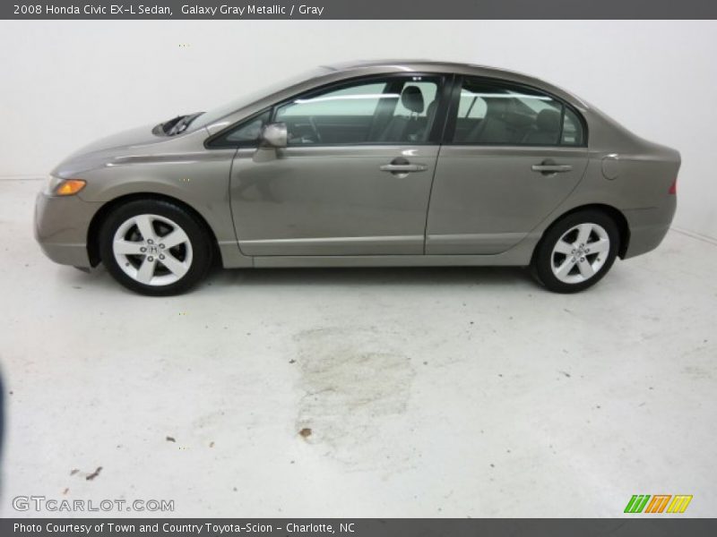 Galaxy Gray Metallic / Gray 2008 Honda Civic EX-L Sedan