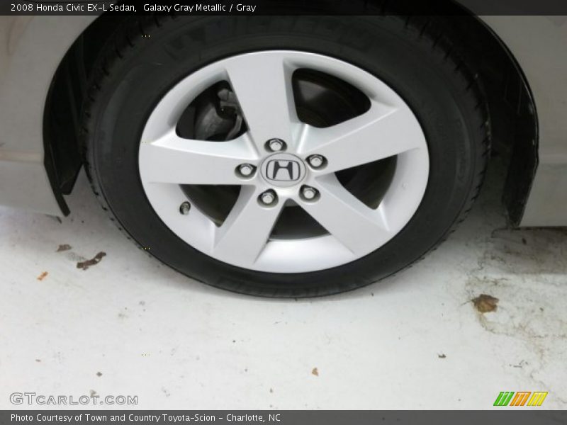 Galaxy Gray Metallic / Gray 2008 Honda Civic EX-L Sedan