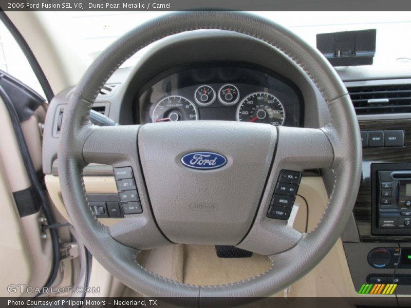 Dune Pearl Metallic / Camel 2006 Ford Fusion SEL V6