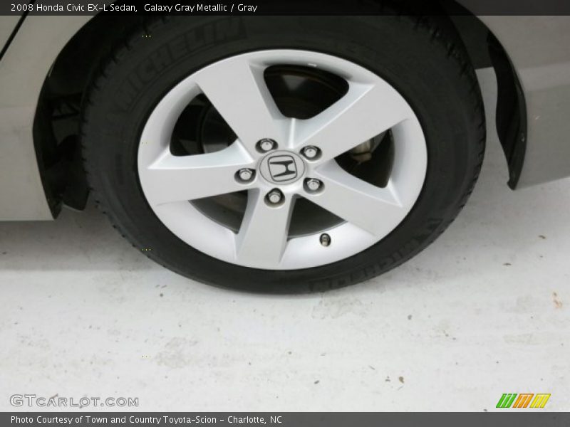 Galaxy Gray Metallic / Gray 2008 Honda Civic EX-L Sedan