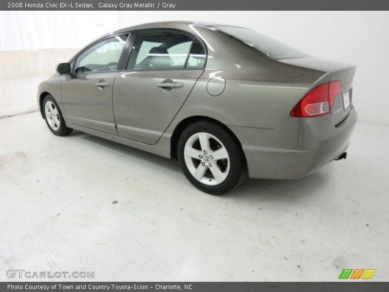 Galaxy Gray Metallic / Gray 2008 Honda Civic EX-L Sedan
