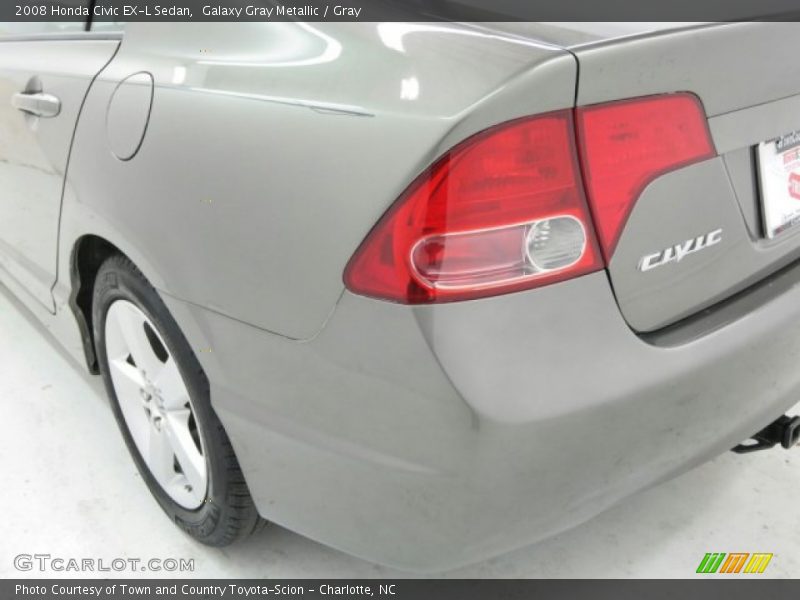 Galaxy Gray Metallic / Gray 2008 Honda Civic EX-L Sedan