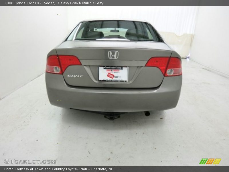Galaxy Gray Metallic / Gray 2008 Honda Civic EX-L Sedan